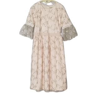 Polagram Floral Dress Midi